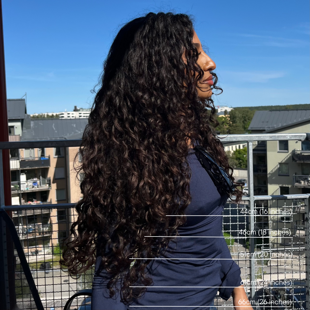 Seamless clip-ins (Curly, Wavy, Coily)