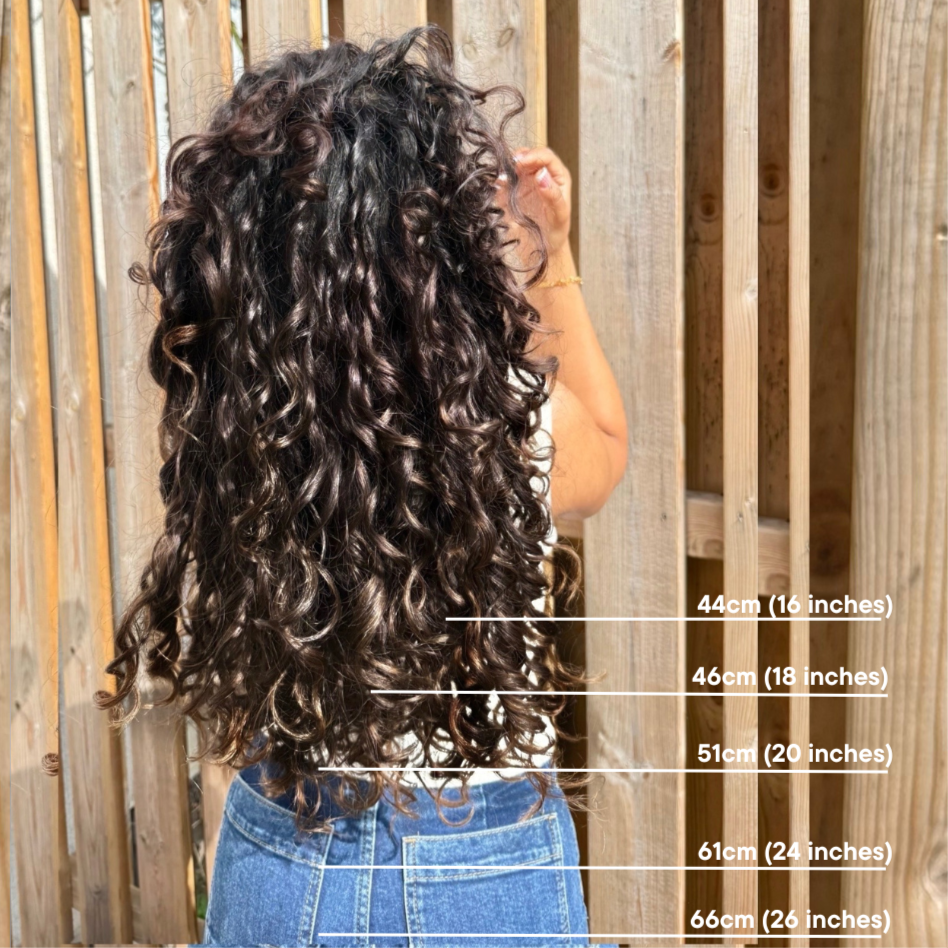 Seamless clip-ins (Curly, Wavy, Coily)