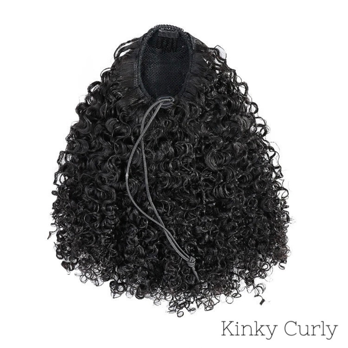 Human hair ponytail