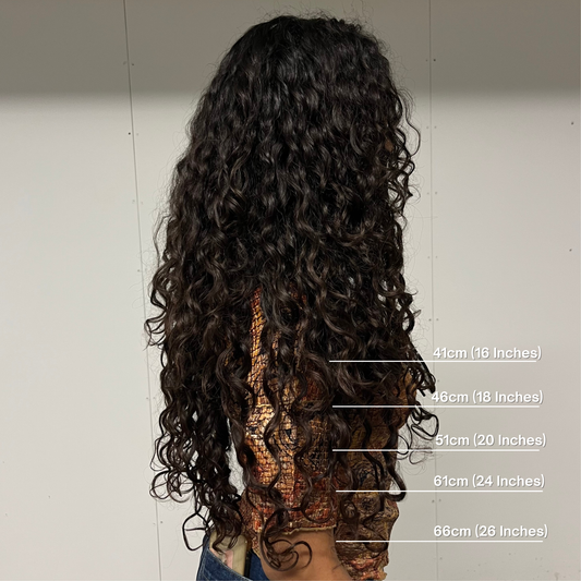 Seamless clip-ins (Curly, Wavy, Coily)