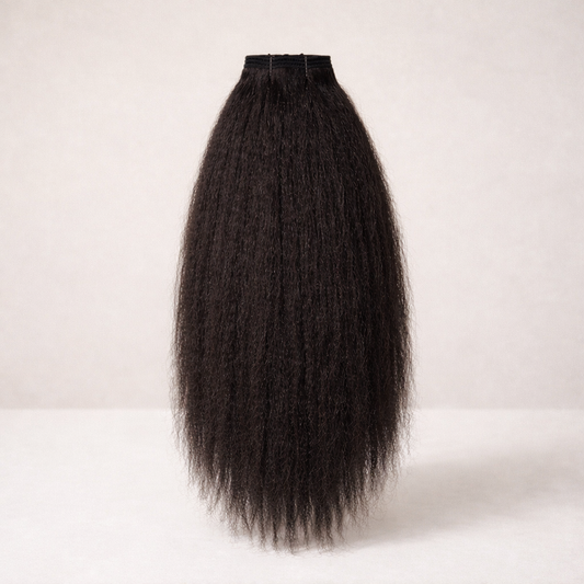 Kinky straight clip-ins